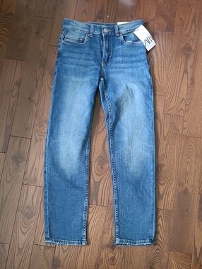 New Zara Jeans Regular Fit Medium blue Girls 11-12 years